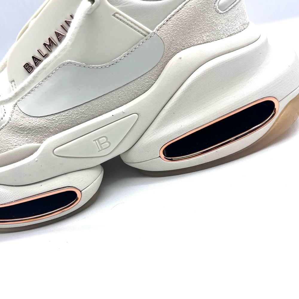 BALMAIN
Women's White B-bold Low Top Sneakers - Picture 8 of 11